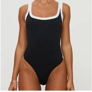 NWT Princess Polly Astrea Bodysuit Black / White